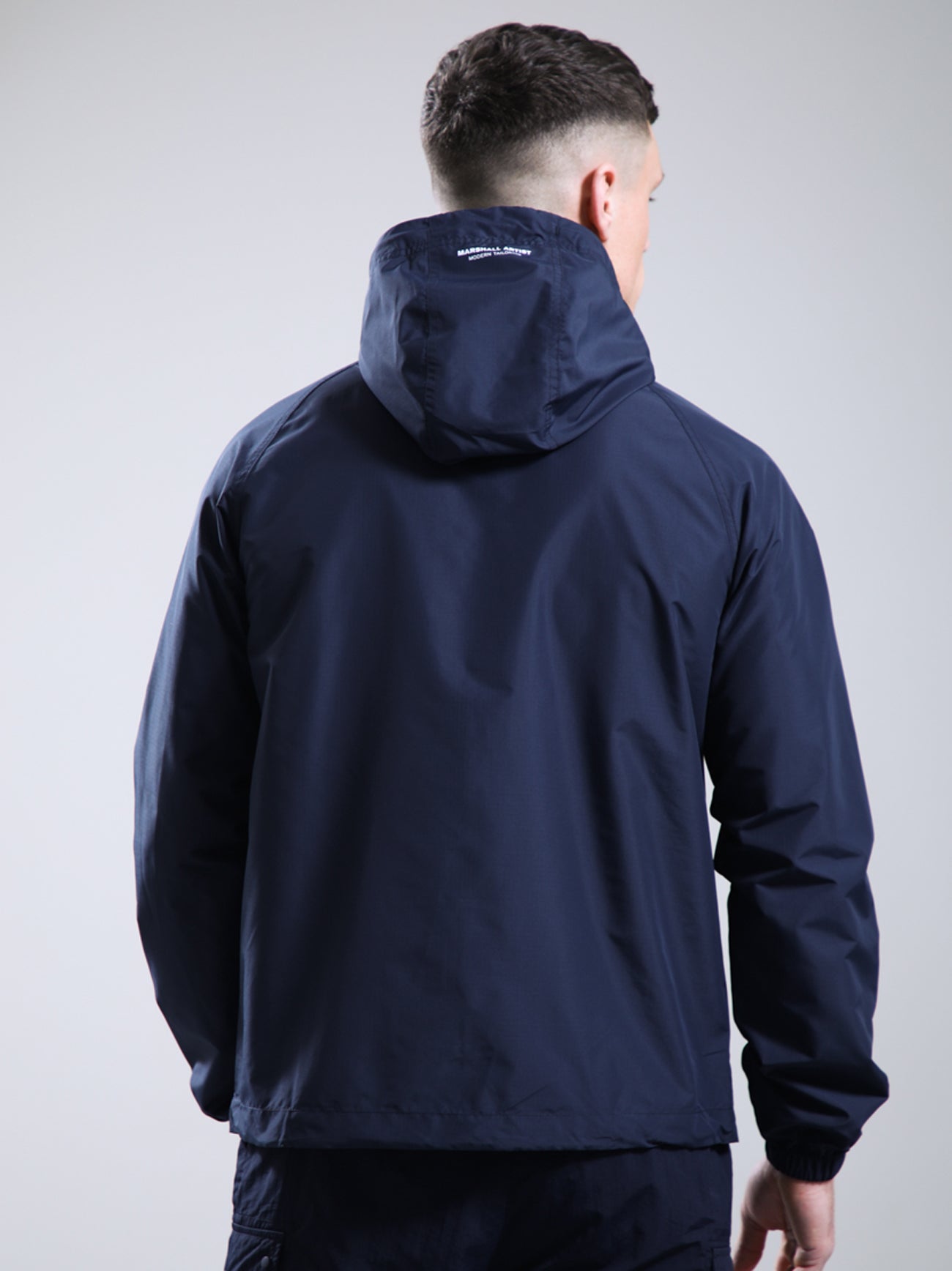 Mens Navy Prenton Quarter Zip Jacket