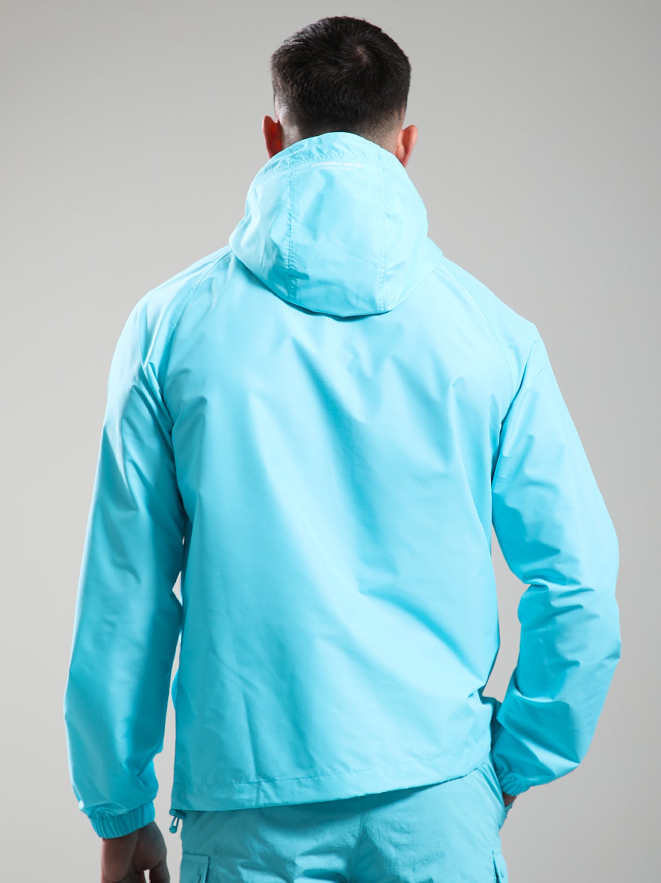 Mens Cyan Prenton Quarter Zip Jacket