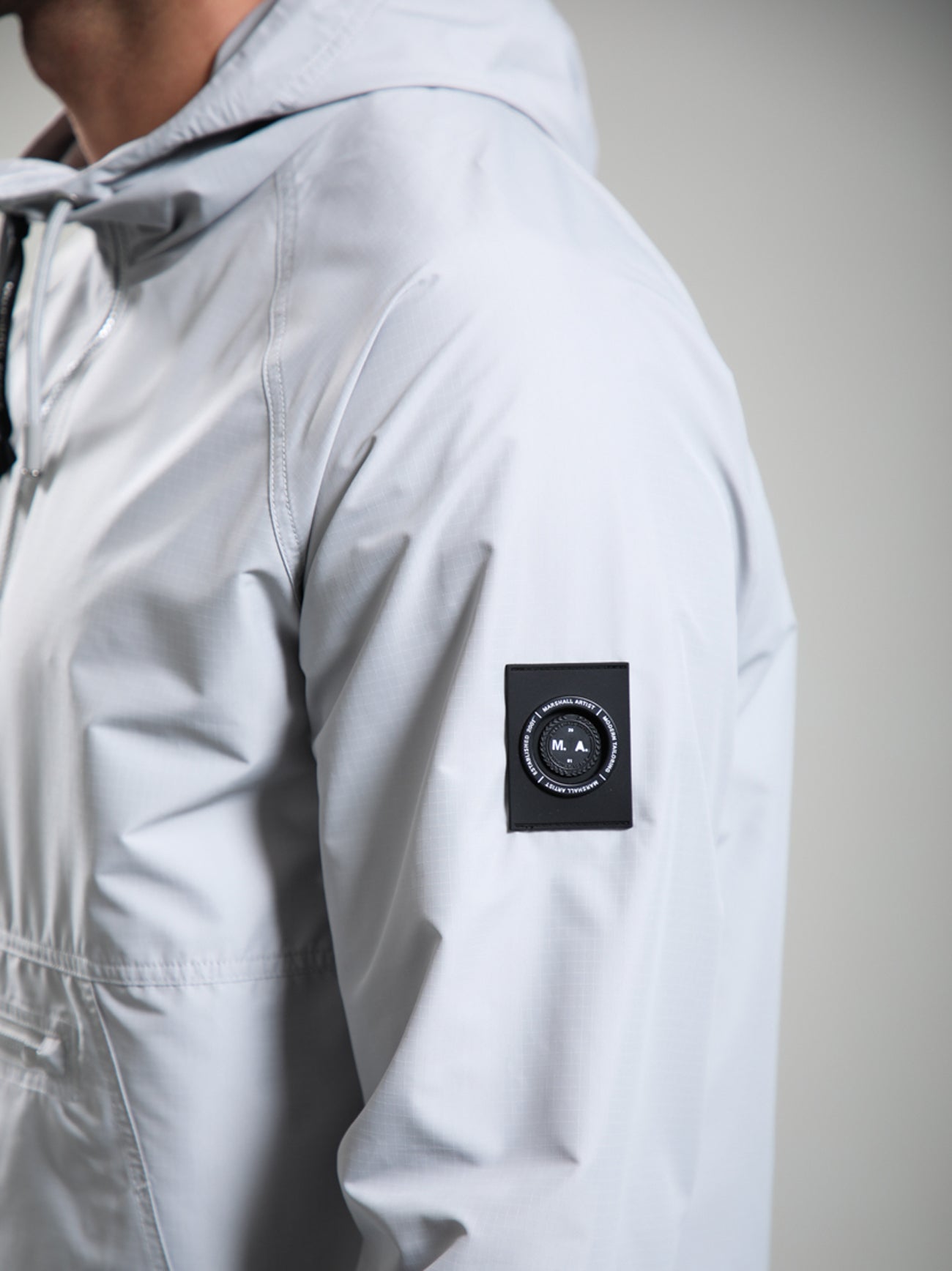 Mens Oceanic Grey Prenton Quarter Zip Jacket
