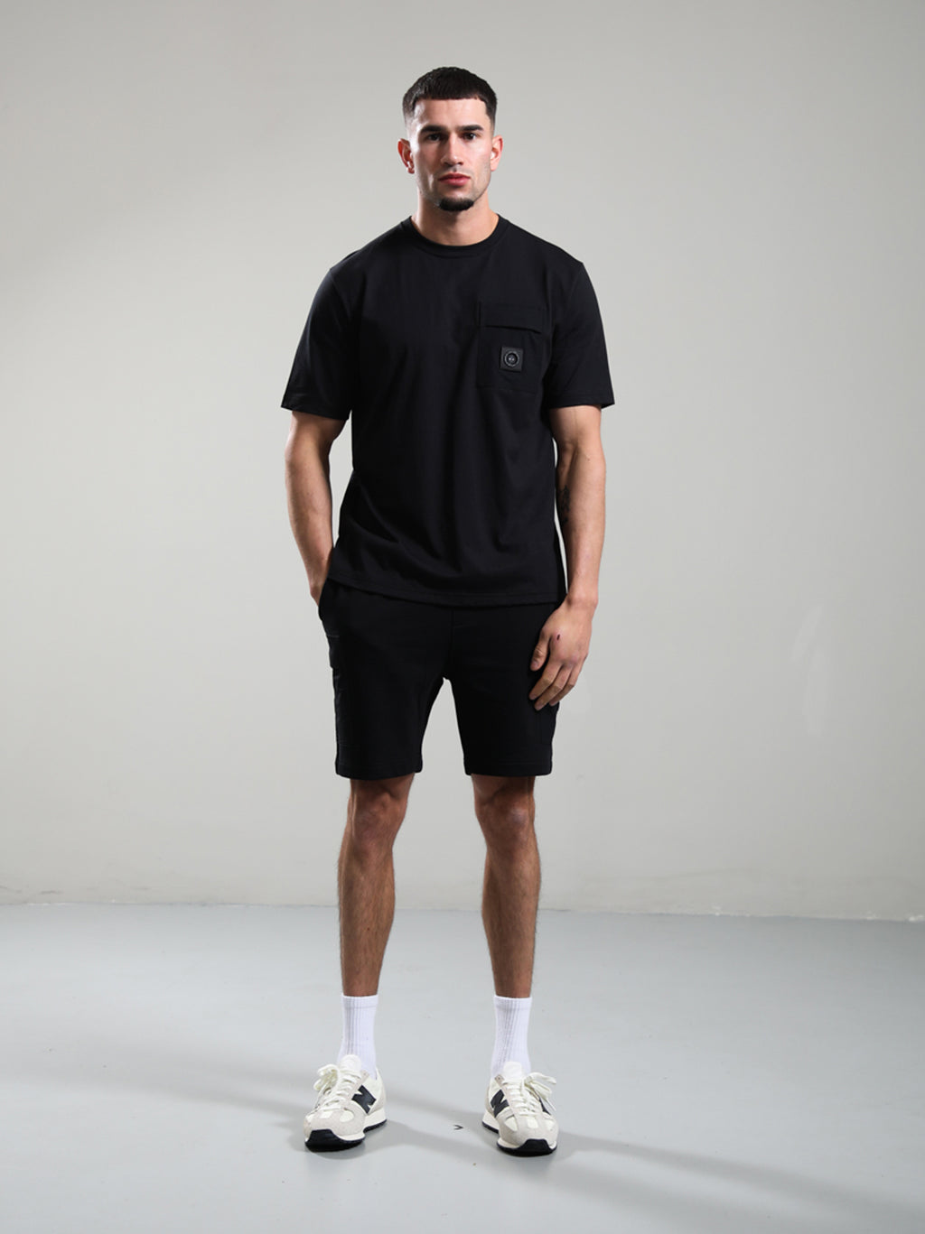 Mens Black Kyoto Pocket T-Shirt