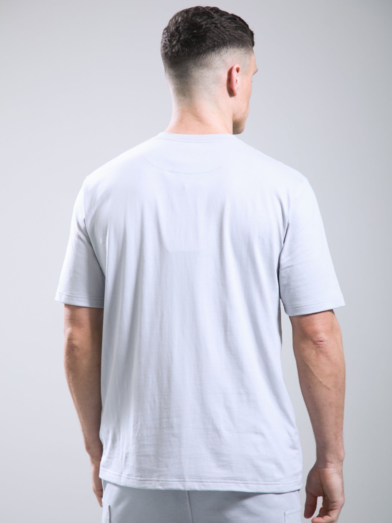 Mens Oceanic Grey Kyoto Pocket T-Shirt