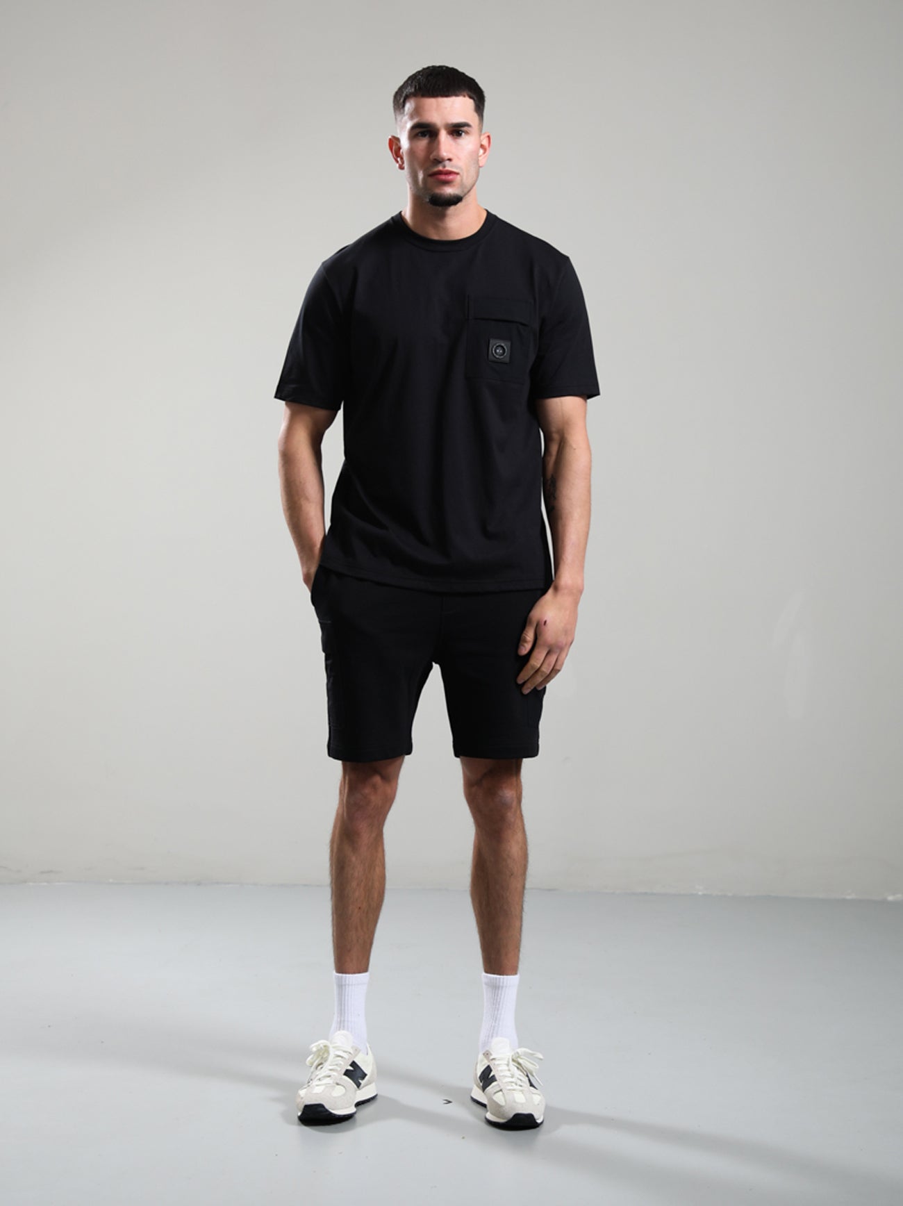 Mens Black Kyoto Pocket Short