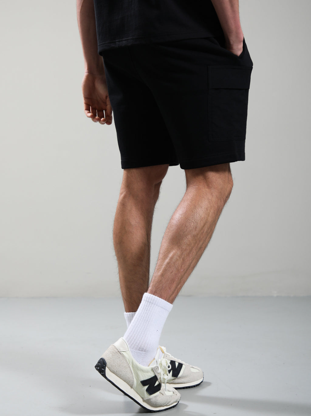 Mens Black Kyoto Pocket Short