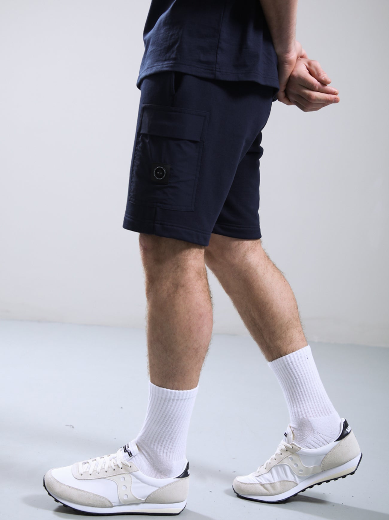 Mens Navy Kyoto Pocket Short