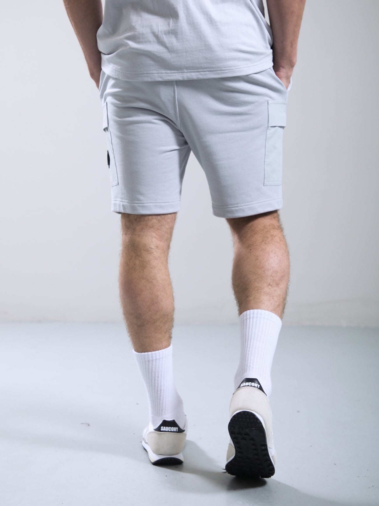 Mens Oceanic Grey Kyoto Pocket Short