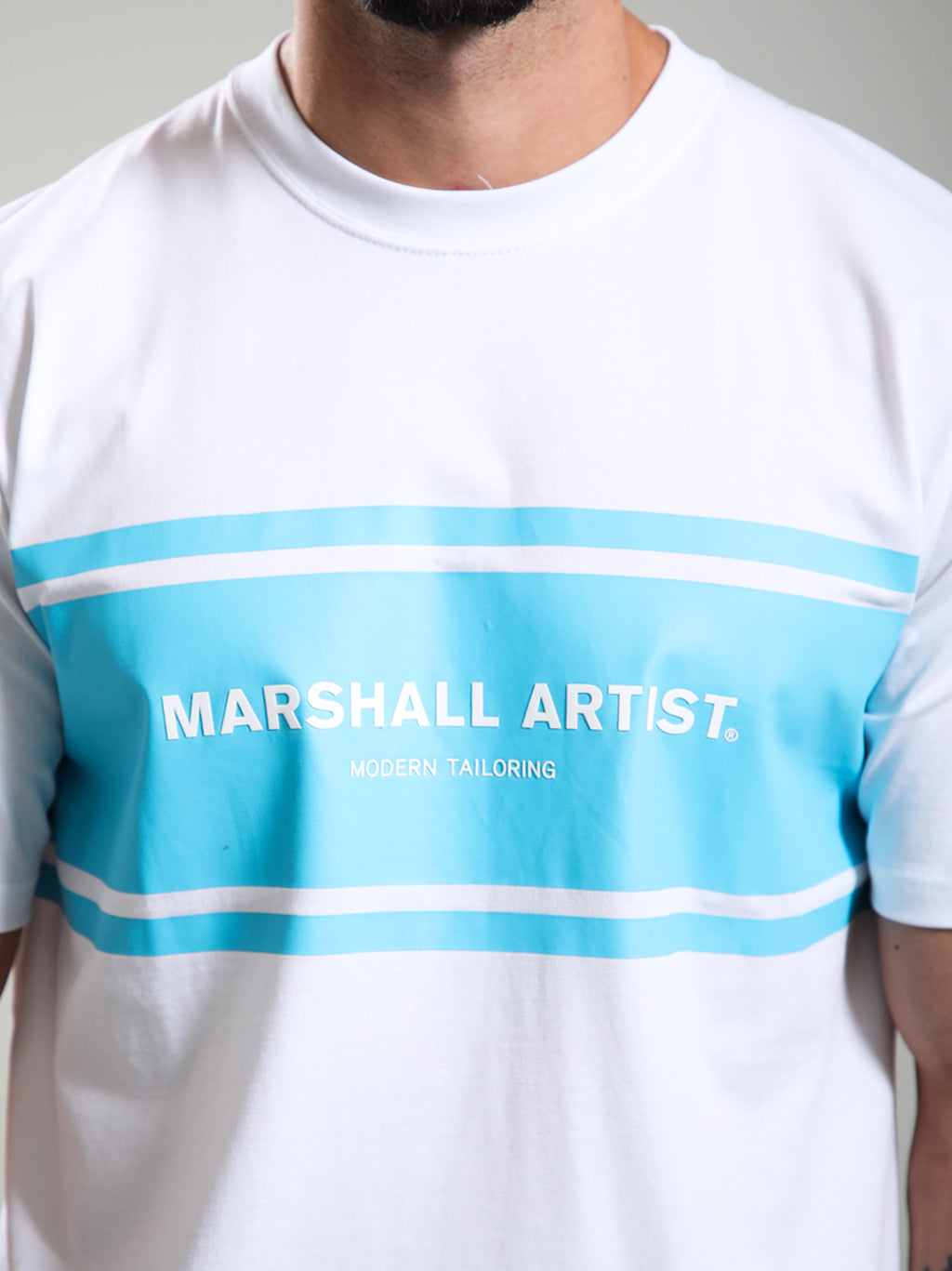 Mens White Brent Logo T-Shirt