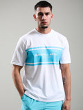 Mens White Brent Logo T-Shirt