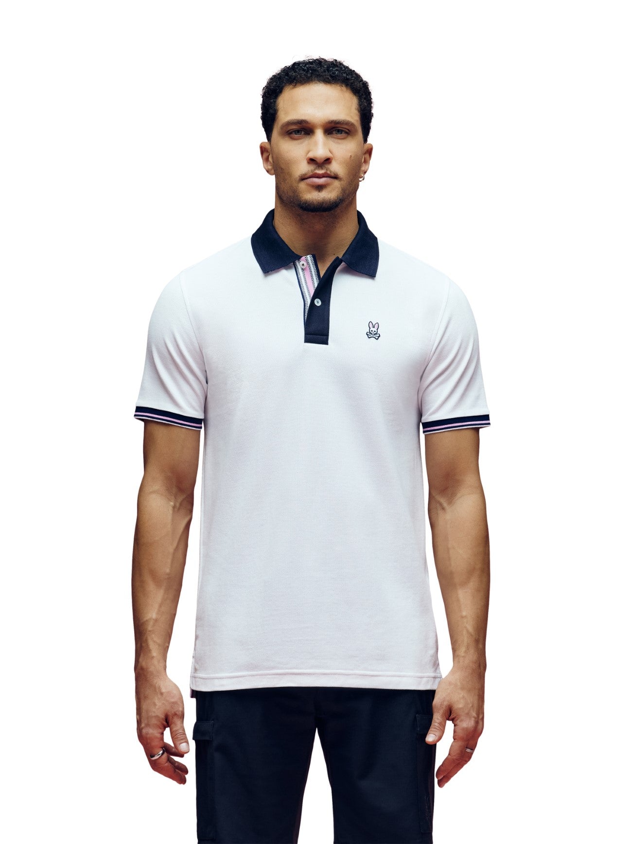 Mens White Archive Classic Bunny Polo Shirt