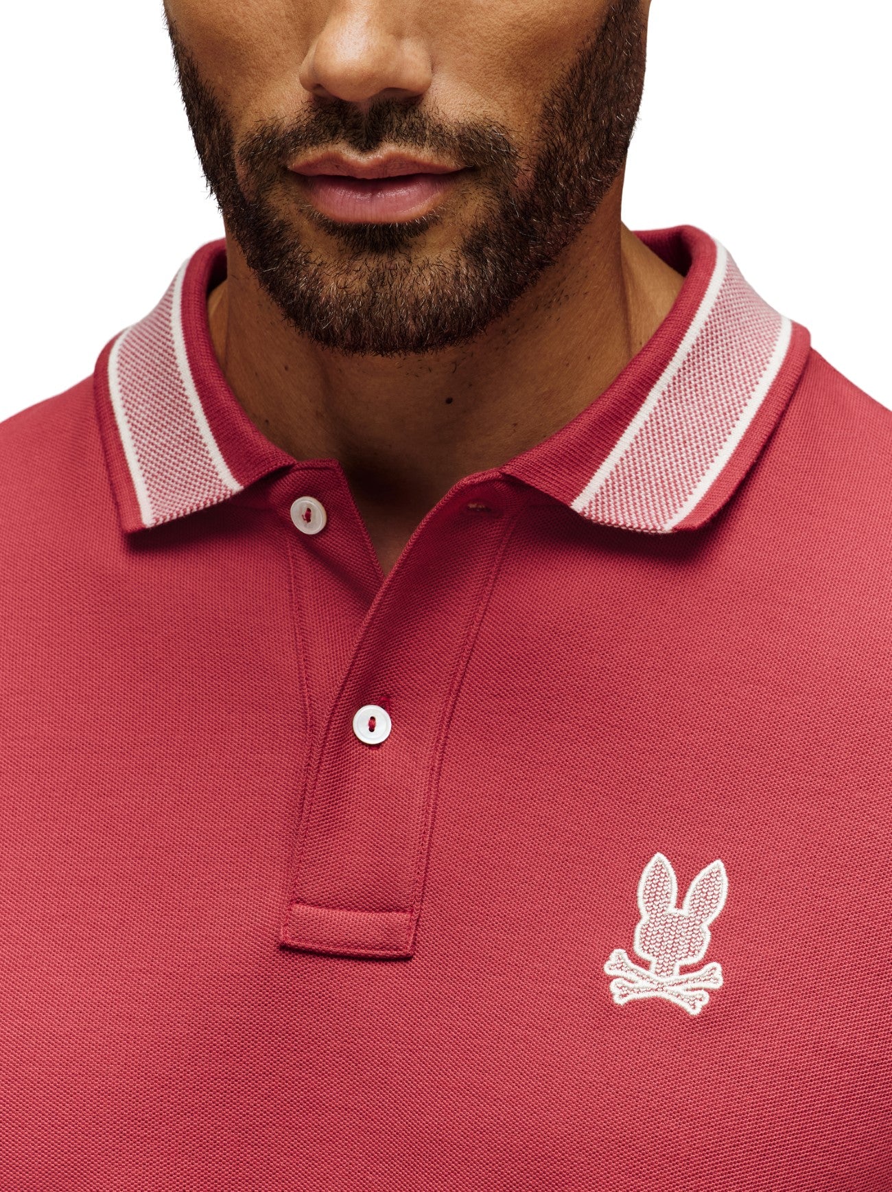 Mens Garnet Harlow Pique Polo Shirt