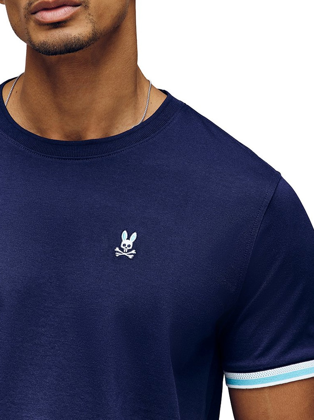 Mens Evening Blue Nolan Fashion T-Shirt