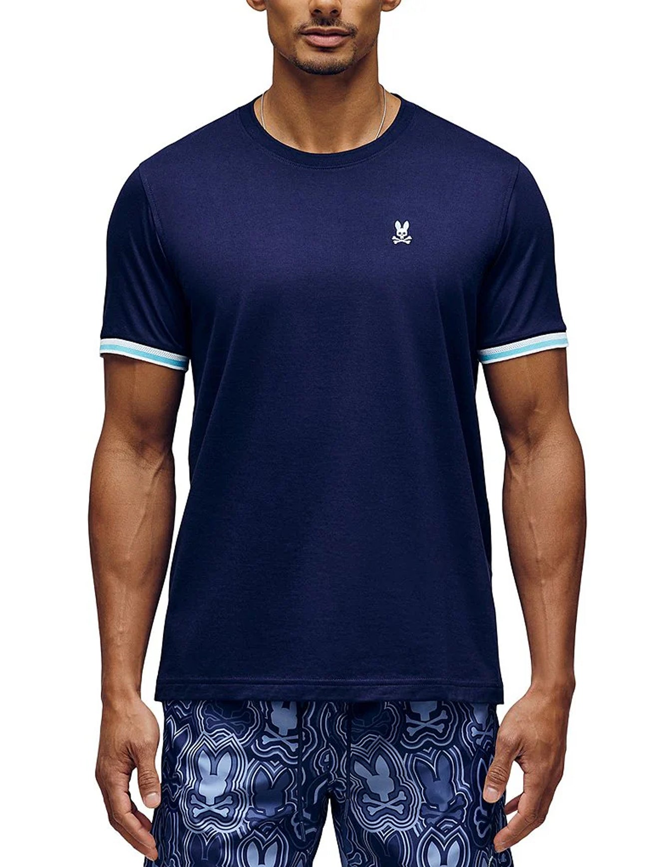 Mens Evening Blue Nolan Fashion T-Shirt