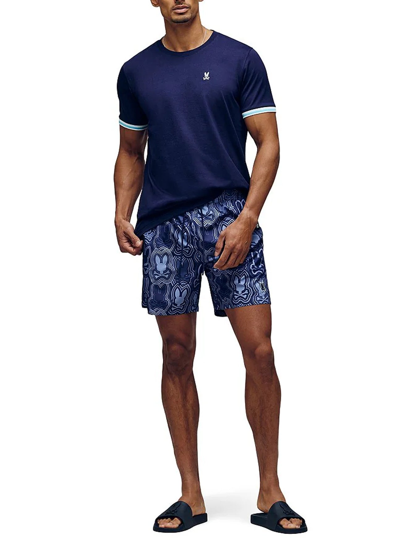 Mens Evening Blue Nolan Fashion T-Shirt