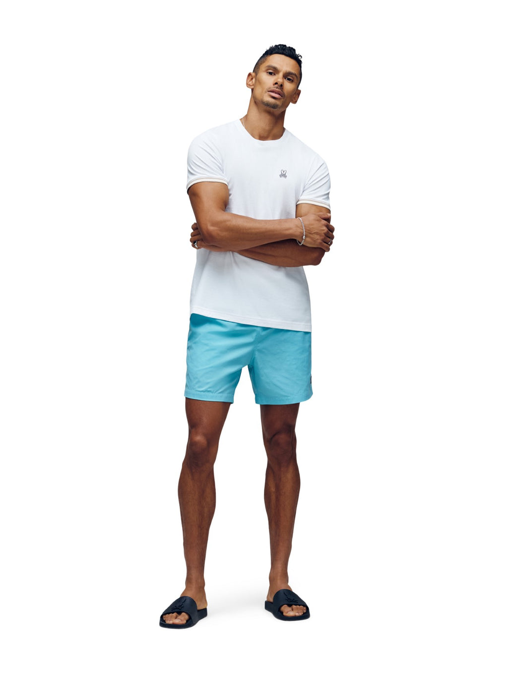Mens White Nolan Fashion T-Shirt