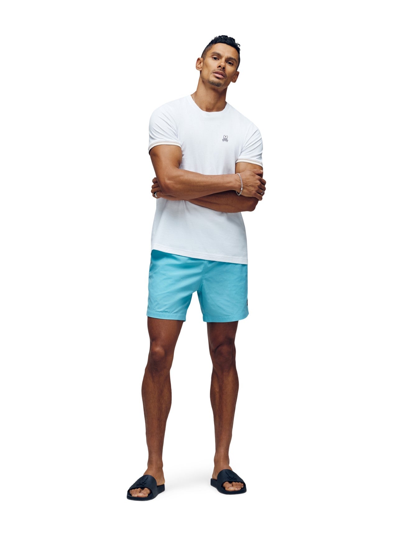 Mens White Nolan Fashion T-Shirt