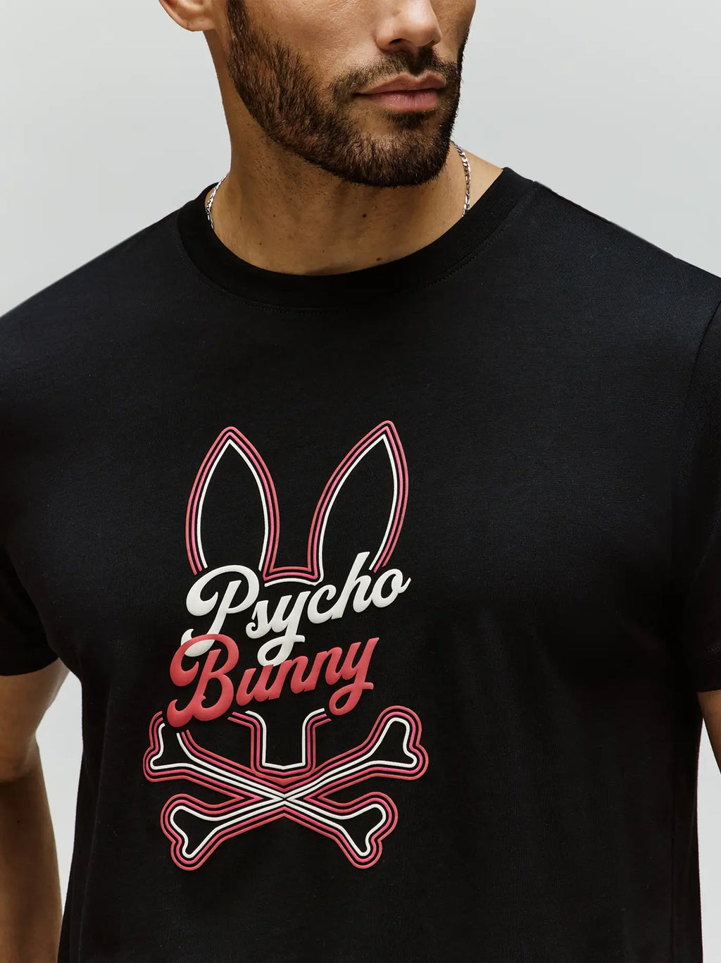 Mens Black Garret Graphic T-Shirt