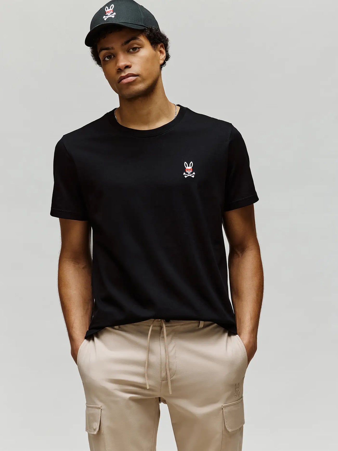 Mens Black Mischief Bunny T-Shirt