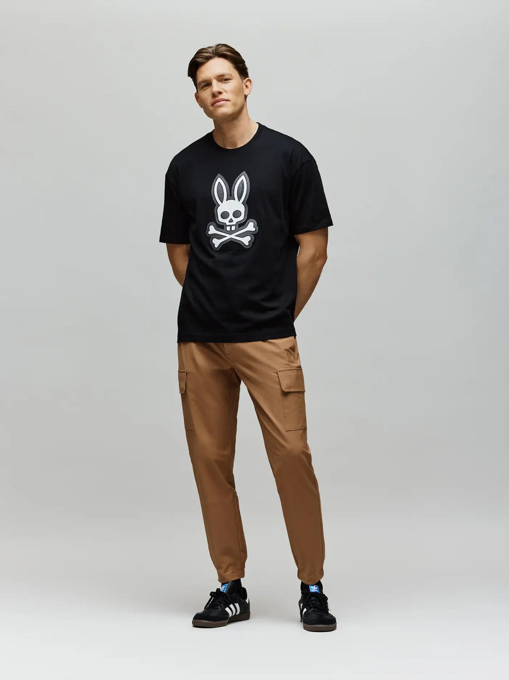 Mens Black Ryder Relaxed Fit T-Shirt