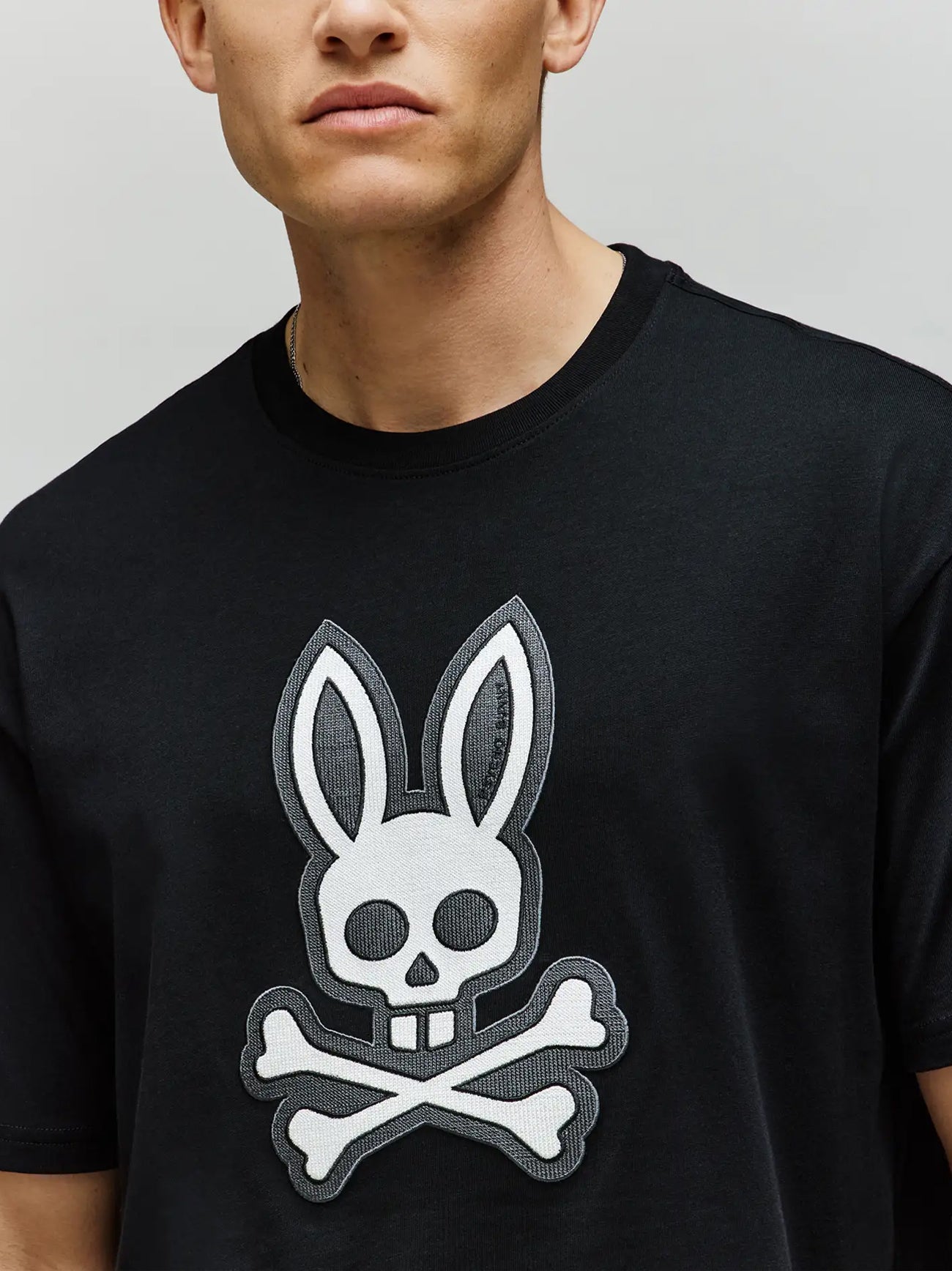 Mens Black Ryder Relaxed Fit T-Shirt