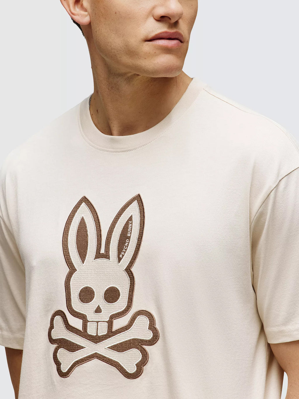 Mens White Cap Grey Ryder Relaxed Fit T-Shirt