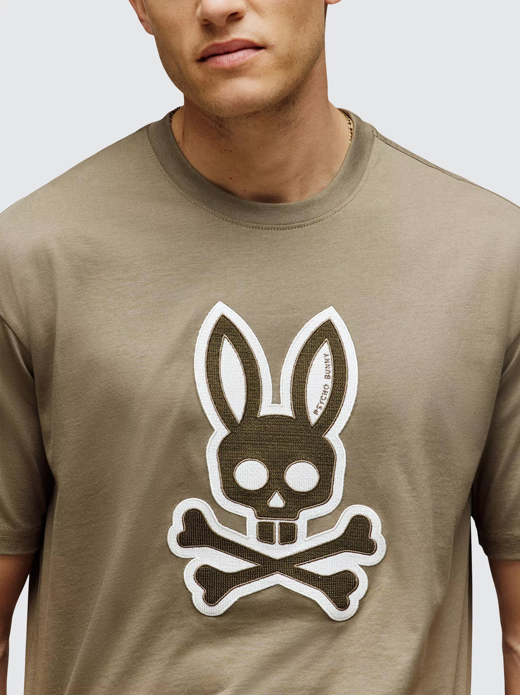 Mens Dusky Green Ryder Relaxed Fit T-Shirt