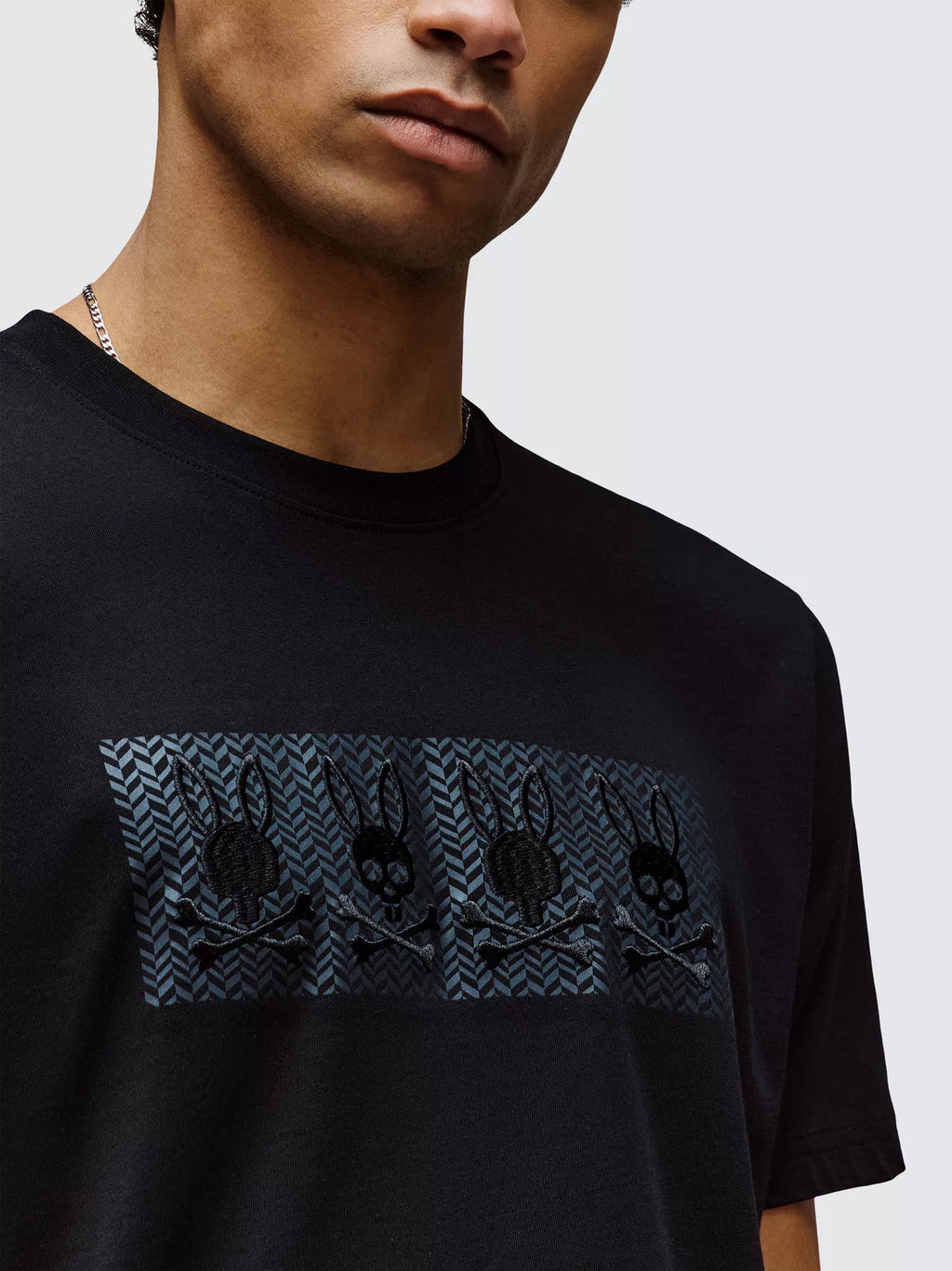 Mens Black Costello Graphic T-Shirt