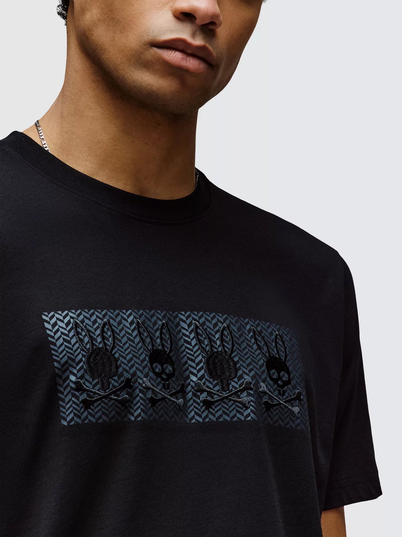 Mens Black Costello Graphic T-Shirt