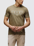 Mens Dusky Green Costello Graphic T-Shirt