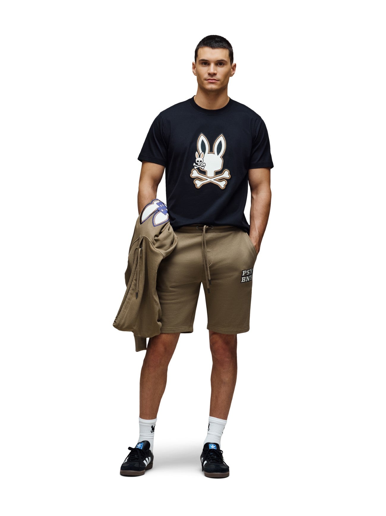 Mens Black Wade Graphic T-Shirt