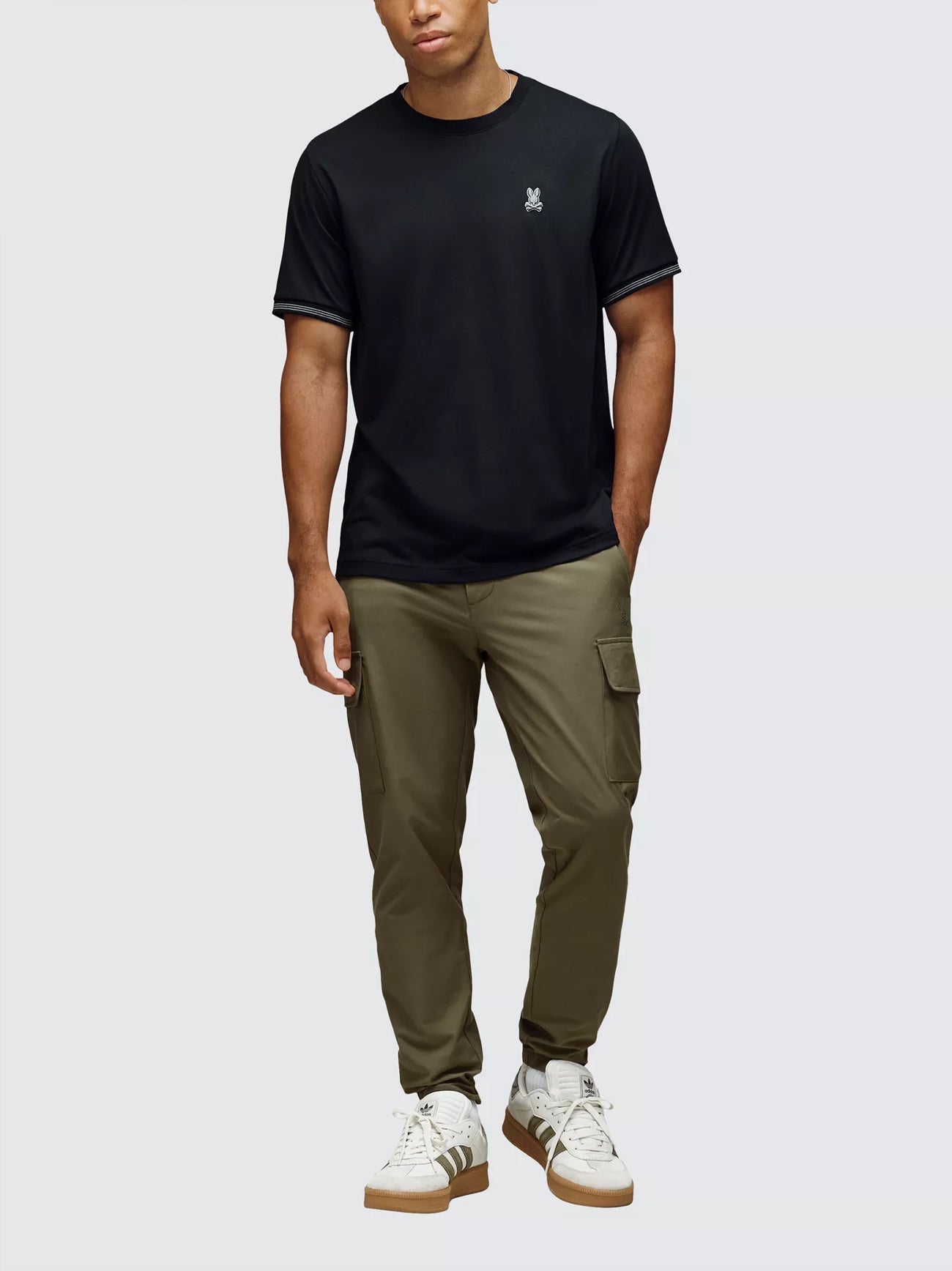 Mens Black Hart Fashion T-Shirt