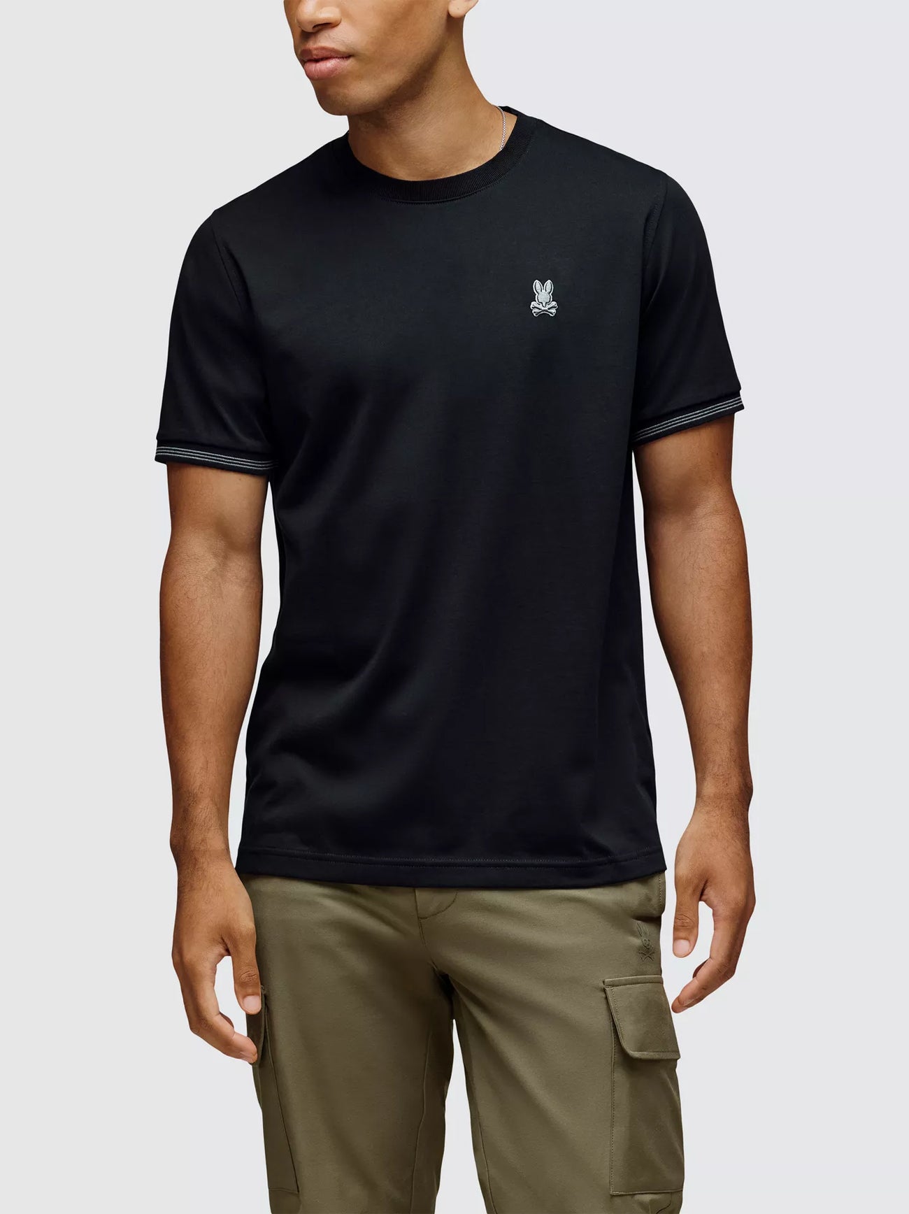 Mens Black Hart Fashion T-Shirt