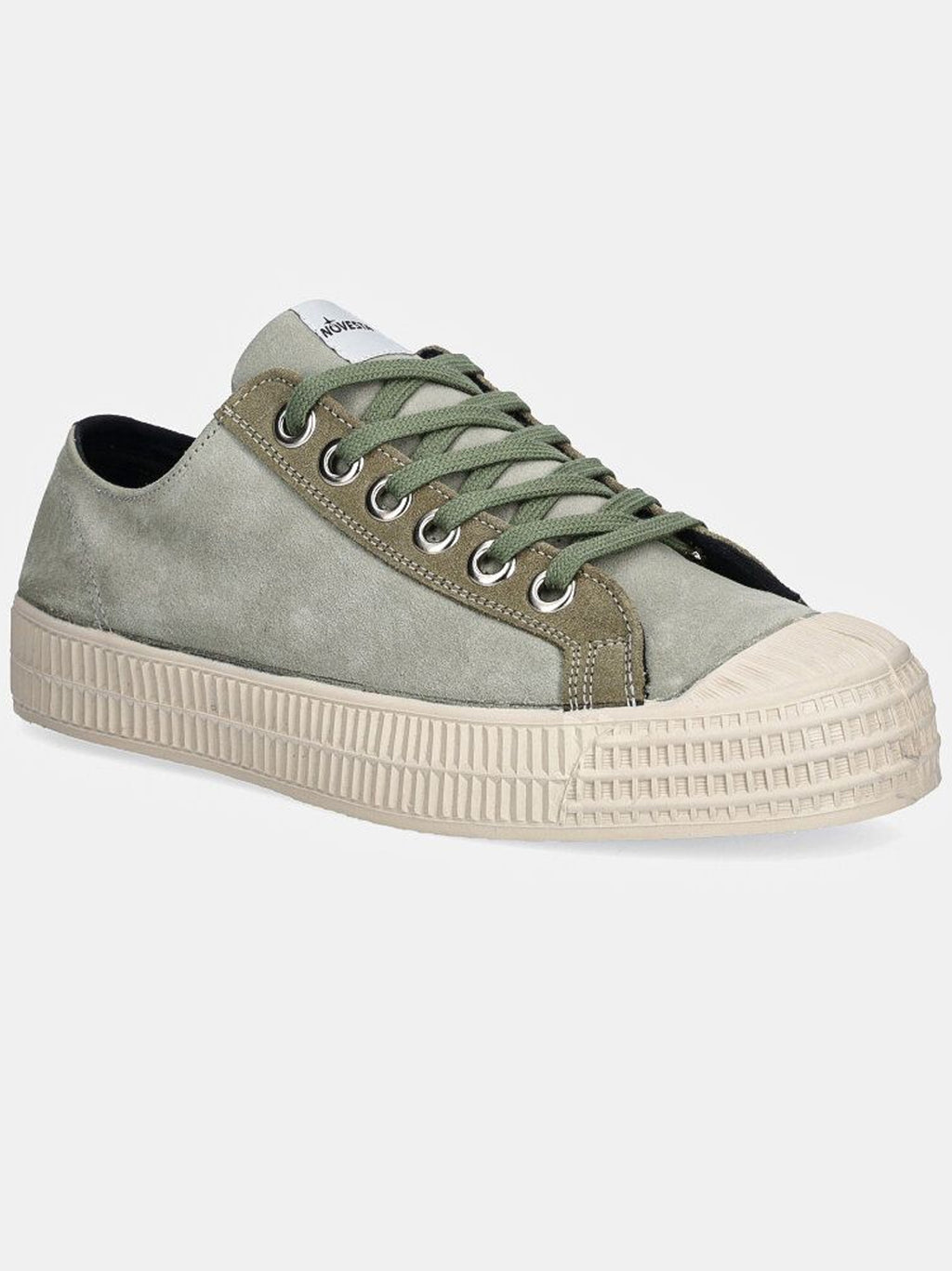 Womens Olive Military Star Master Suede Trainers