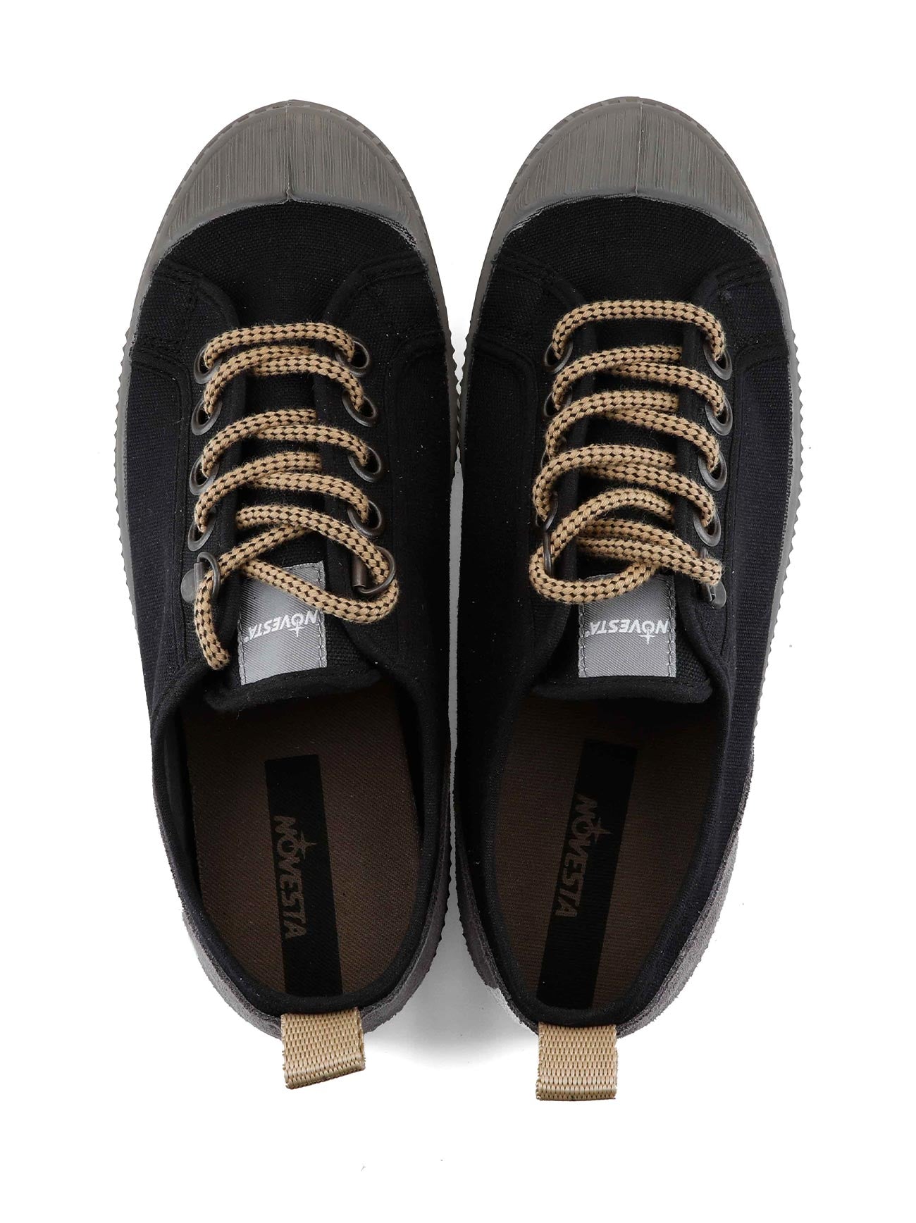 Mens Black Star Master Hiker Trainers