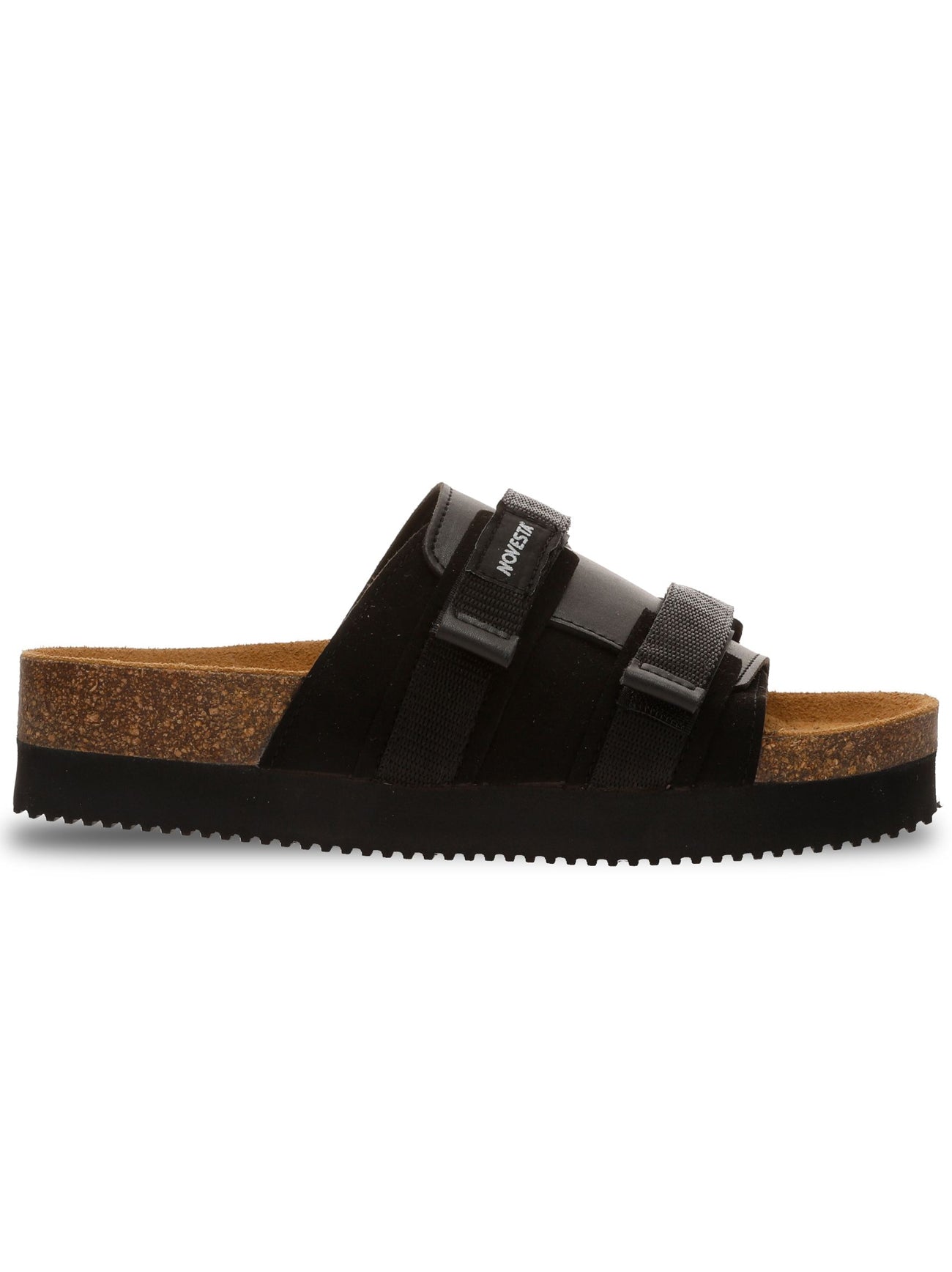 Mens All Black Partisan Sandal