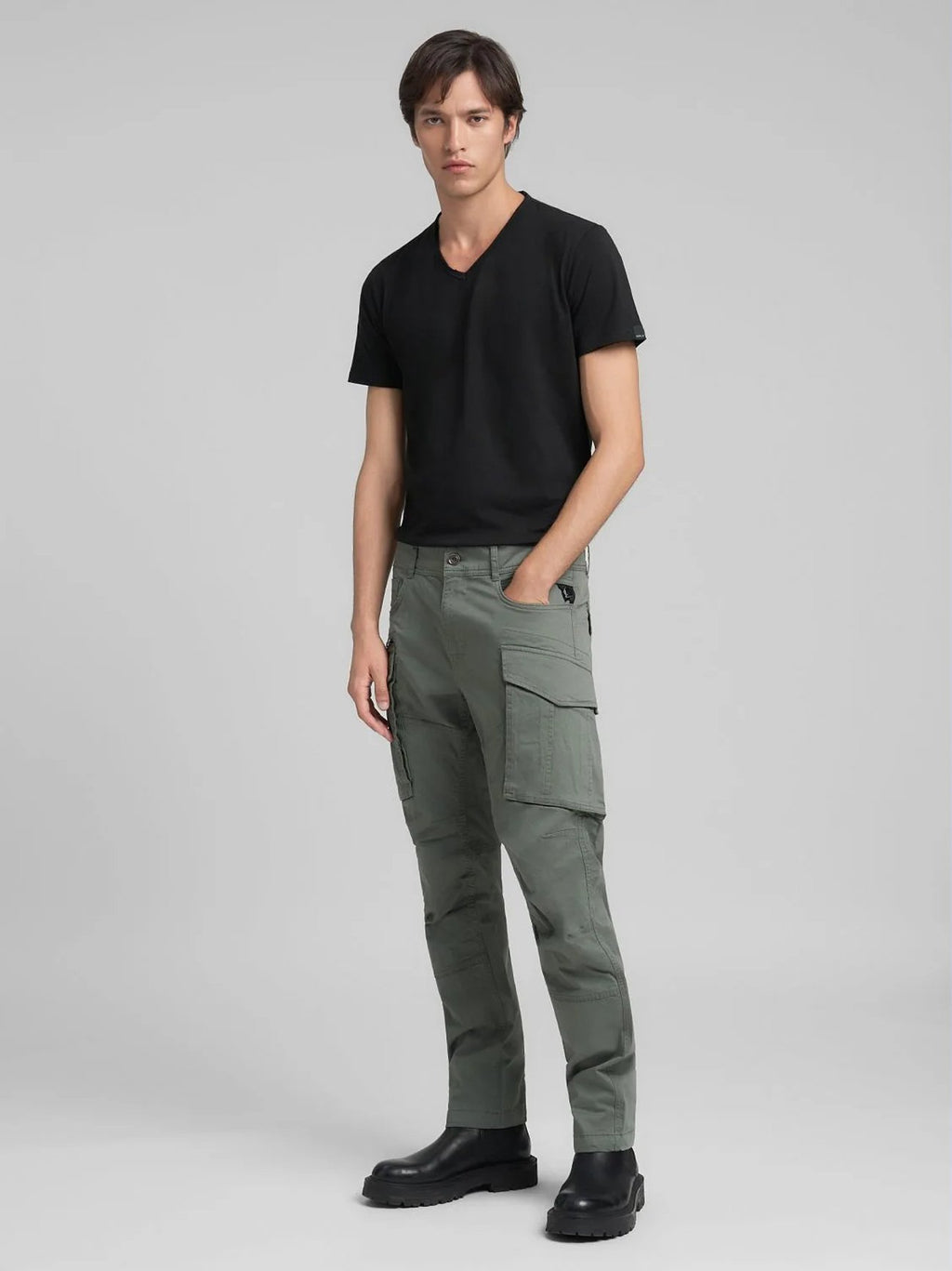 Mens Aviator Green Joe Cargo Pant