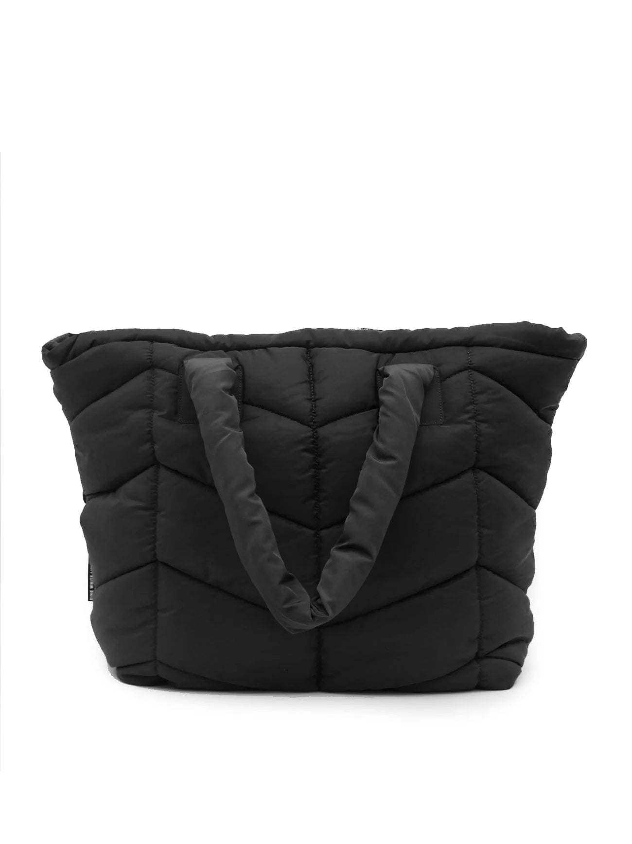 Womens Black Padded Tote Bag