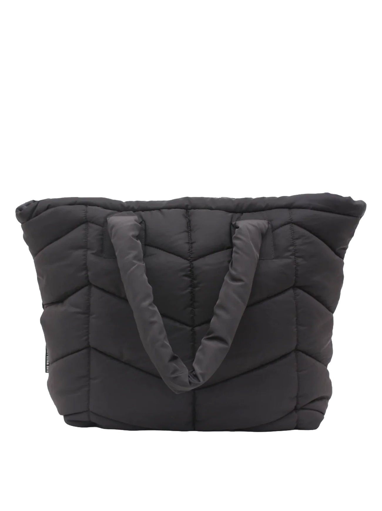 Womens Grey Padded Tote Bag