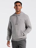 Mens Rain Heather Organic Fleece Hoodie