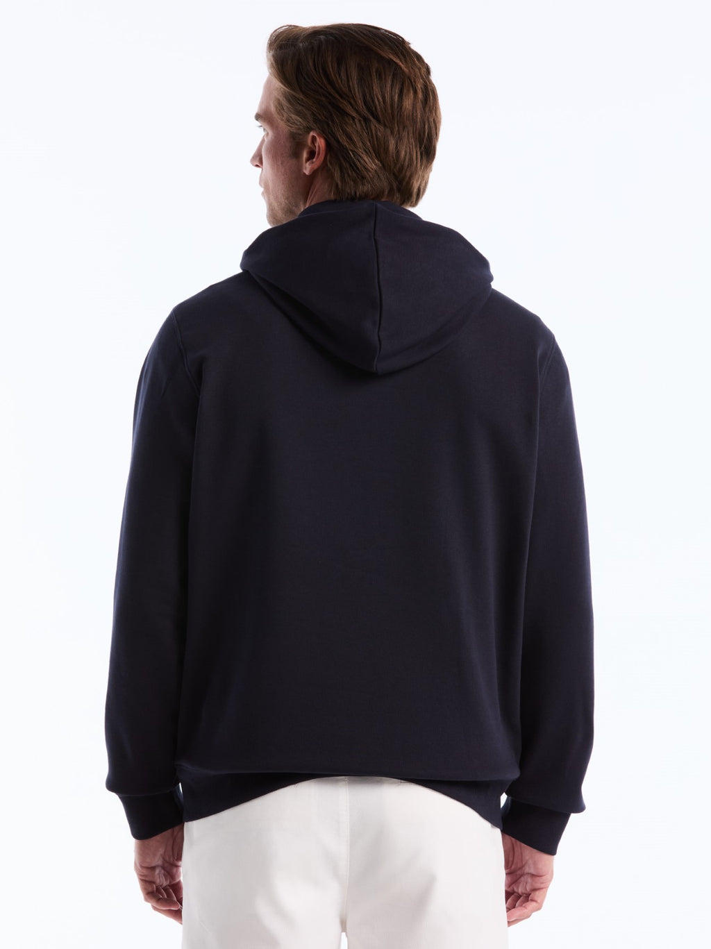 Mens Dark Sapphire Organic Fleece Hoodie
