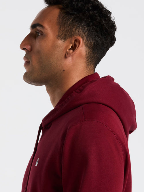 Mens Cabernet Organic Fleece Hoodie