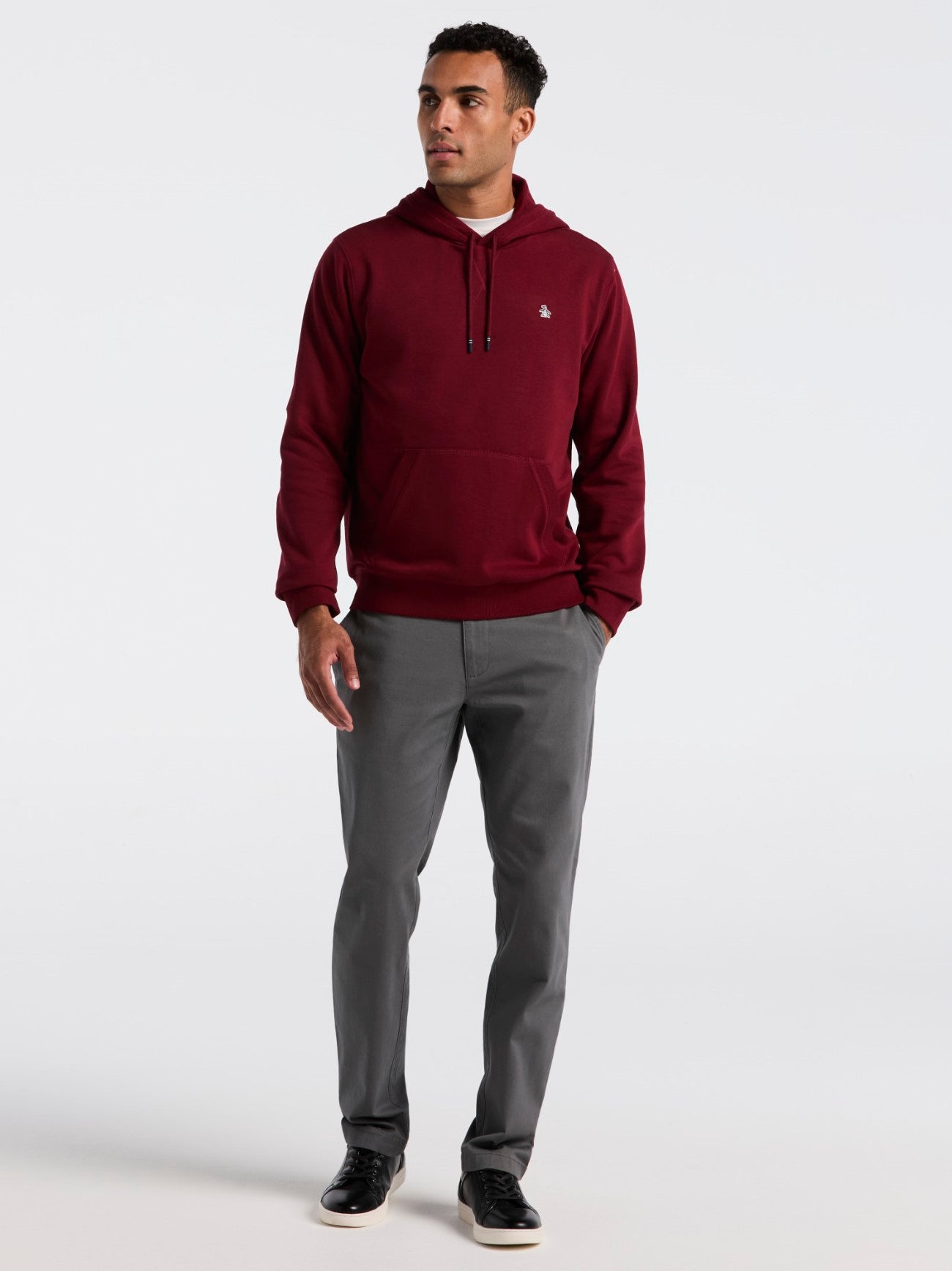 Mens Cabernet Organic Fleece Hoodie