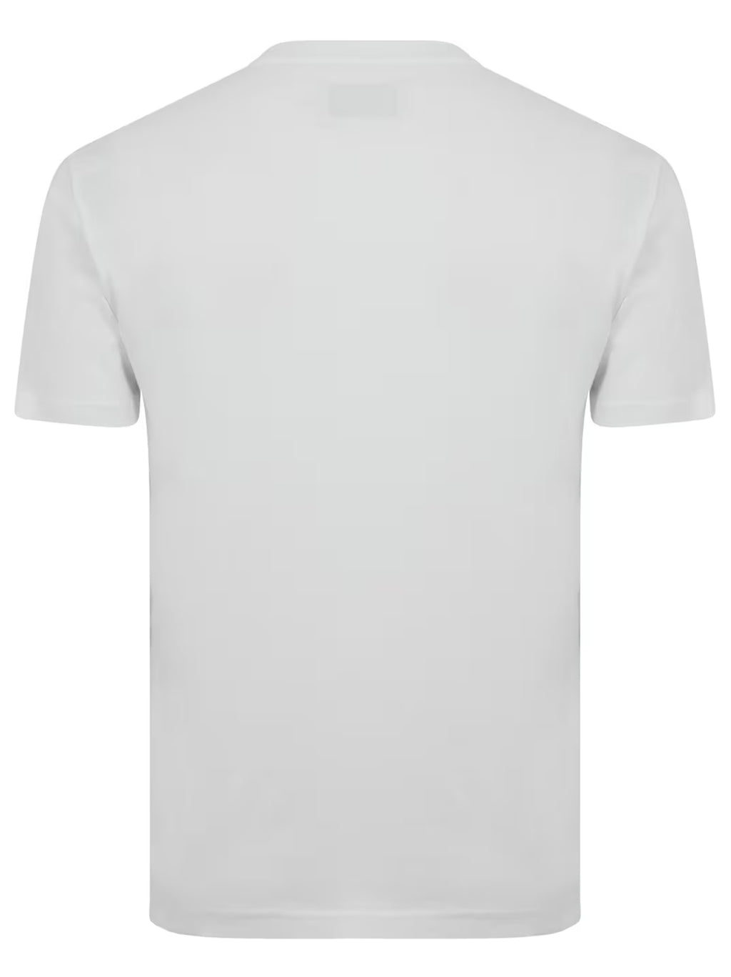 Mens White Contrast Pocket T-Shirt