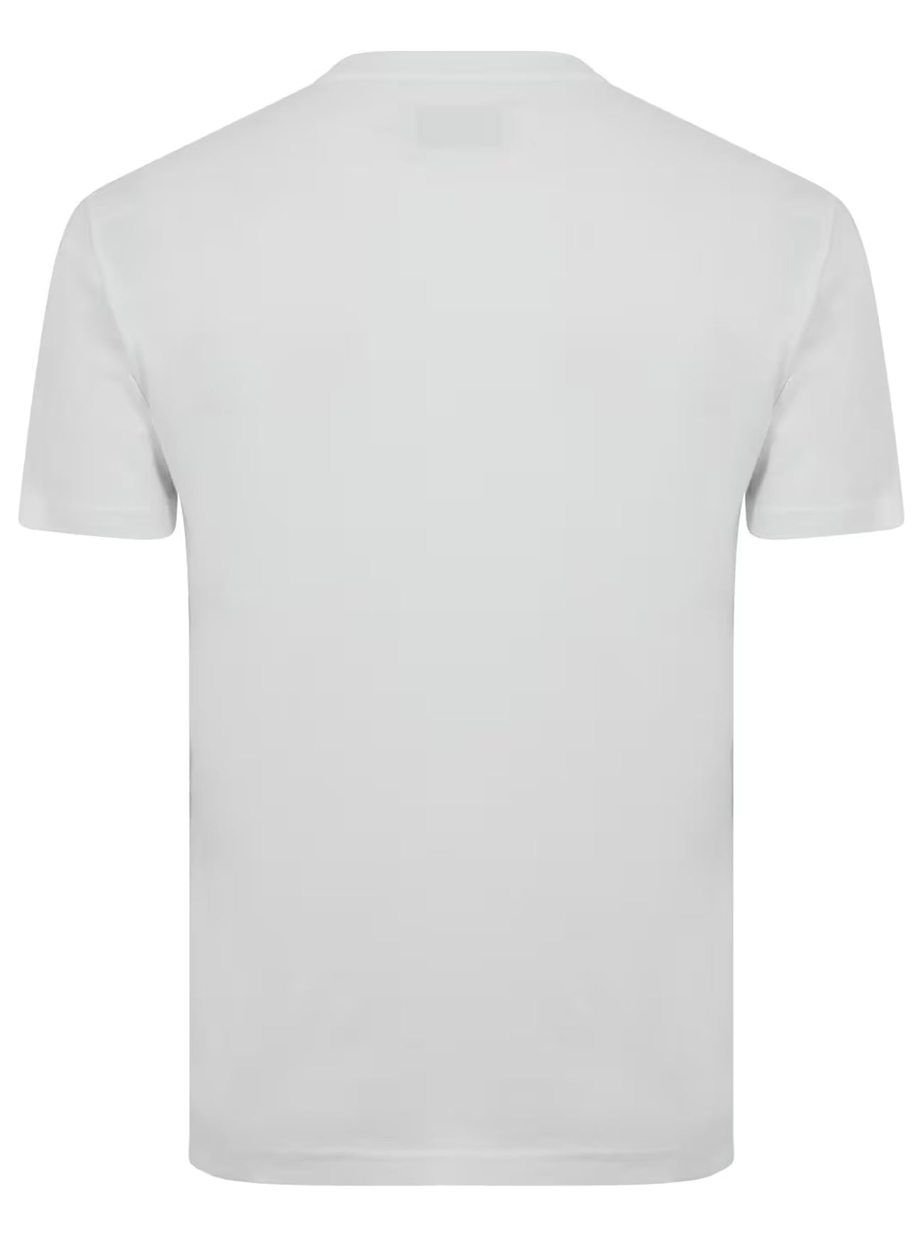 Mens White Contrast Pocket T-Shirt