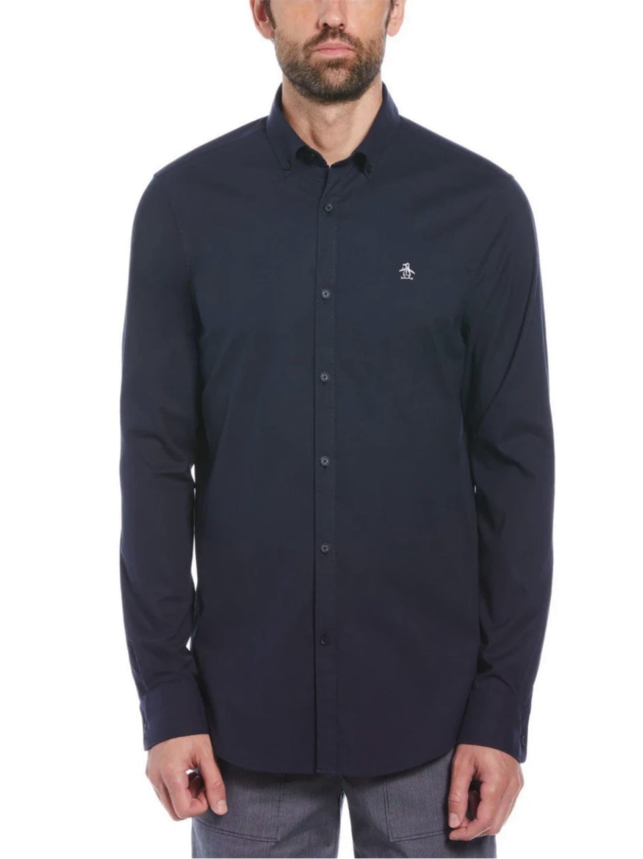 Mens Yale Long Sleeve Oxford Shirt