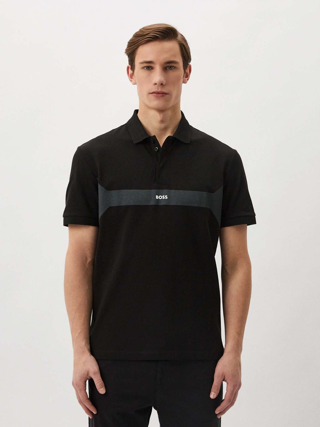 Mens Black Paddy 2 Polo Shirt