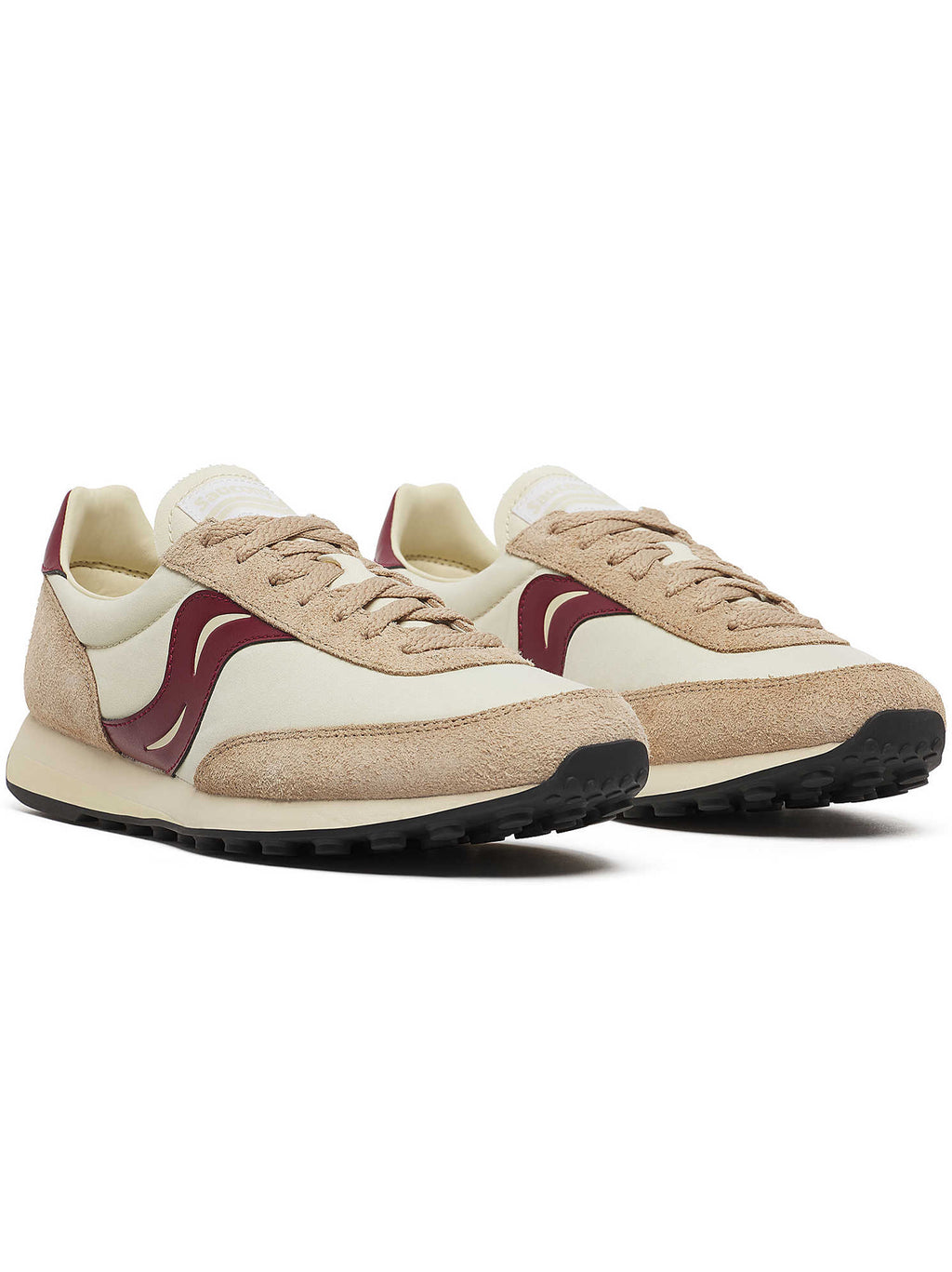 Womens Beige Burgundy Trainer 80 Trainer