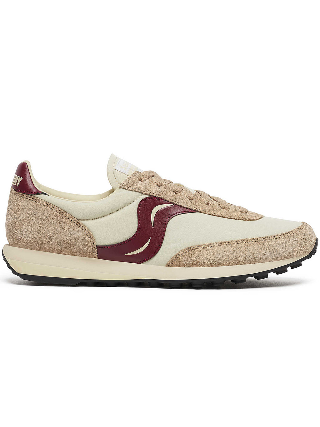Mens Beige Burgundy Trainer 80 Trainer