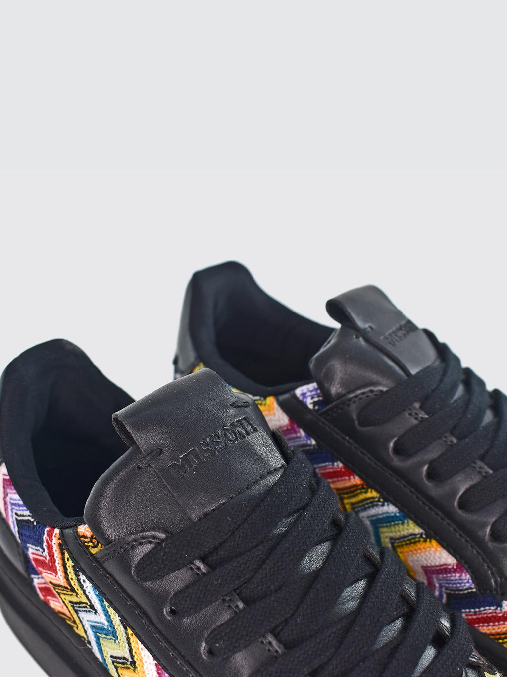 Womens Multicoloured Fabric Lace Up Trainer