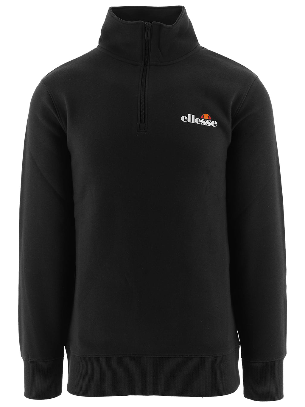 Mens Black Benevento Quarter Zip Sweatshirt