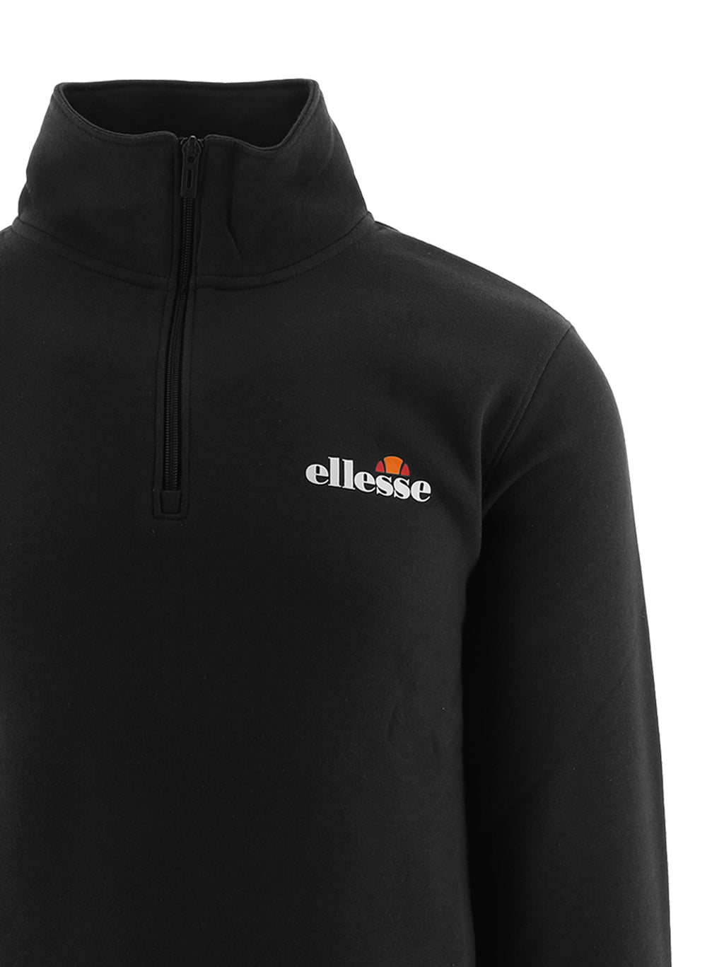 Mens Black Benevento Quarter Zip Sweatshirt