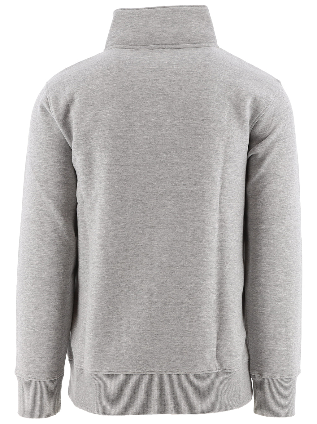 Mens Light Grey Marl Benevento Quarter Zip Sweatshirt